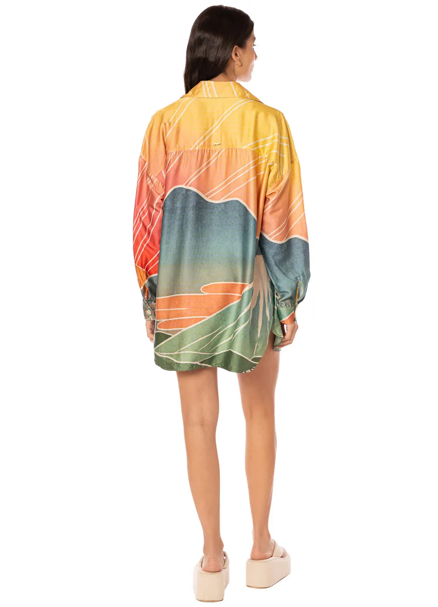 Maaji Sakura Scenery Dreambound V Long Shirt sold by Maaji product image thumbnail 5