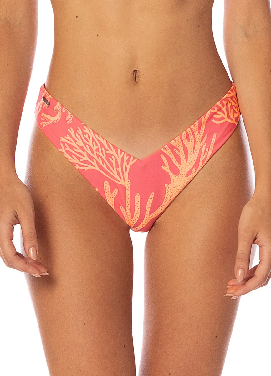Maaji Coral Reef Valerya Regular Rise Double V Bikini Bottom sold by Maaji product image thumbnail 3