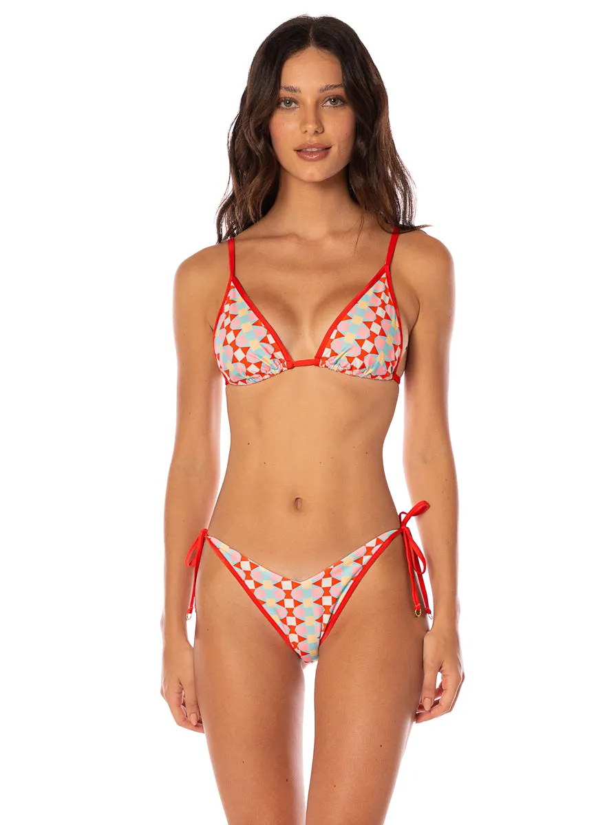 Maaji Geomatrix Dreamscape Low Rise Tie Side Bikini Bottom sold by Maaji product image thumbnail 5