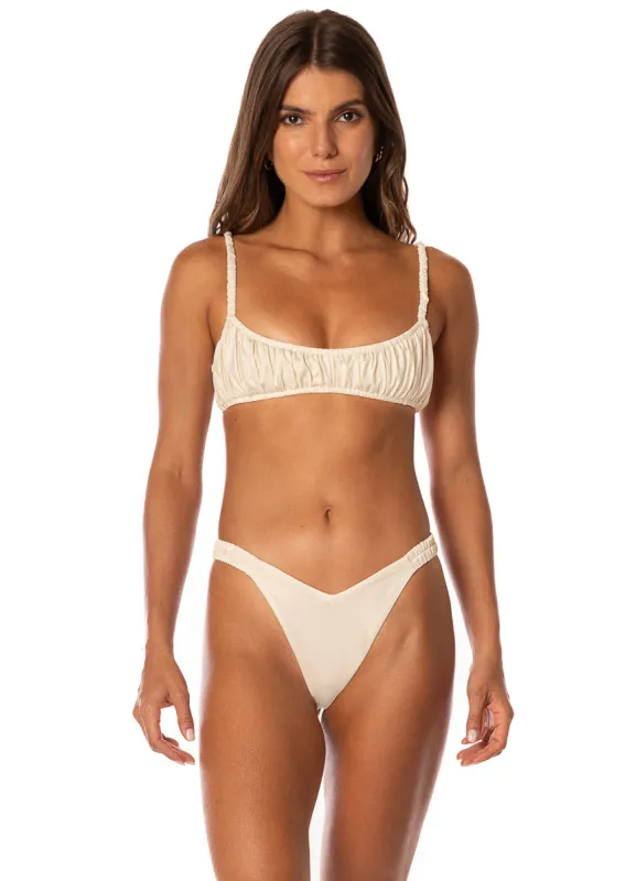 Maaji Crystal Pearl Flourish Classic Bralette Bikini Top sold by Maaji