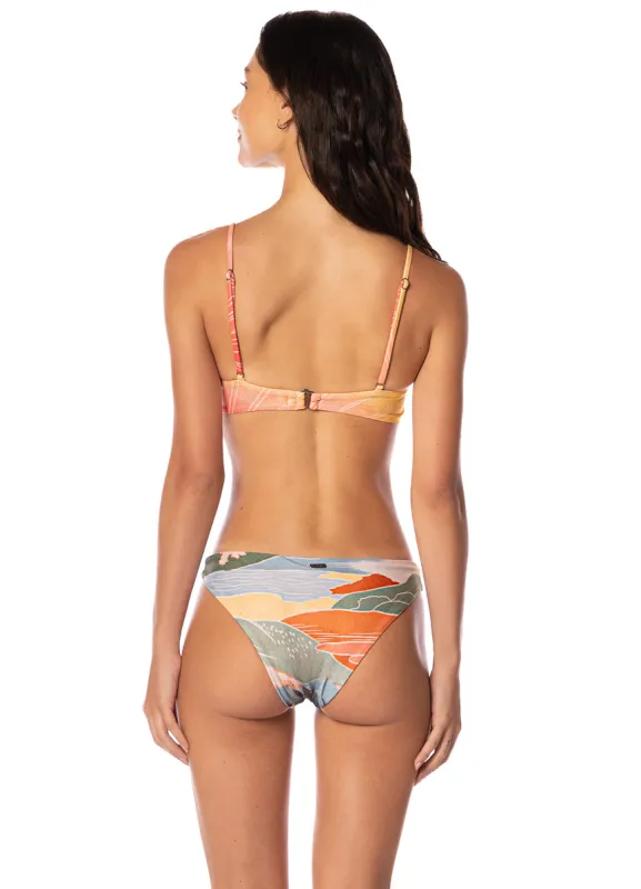 Maaji Sakura Scenery Flirt Low Rise Thin Side Bikini Bottom sold by Maaji