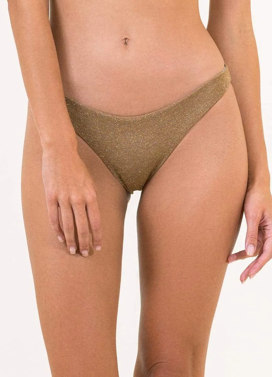 Maaji Gold Flirt Thin Side Bikini Bottom sold by Maaji product image thumbnail 4