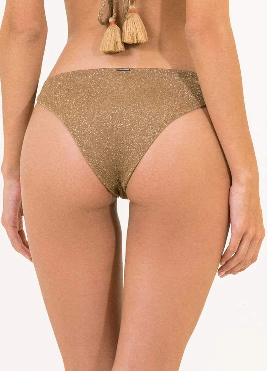 Maaji Gold Flirt Thin Side Bikini Bottom sold by Maaji product image thumbnail 5
