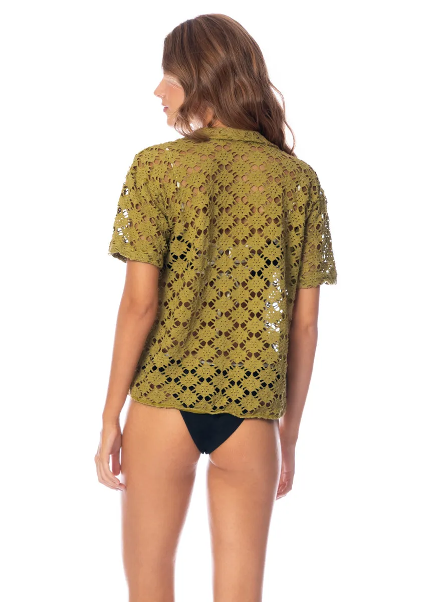 Maaji Engraved Leaves Sol Long Shirt sold by Maaji product image thumbnail 2