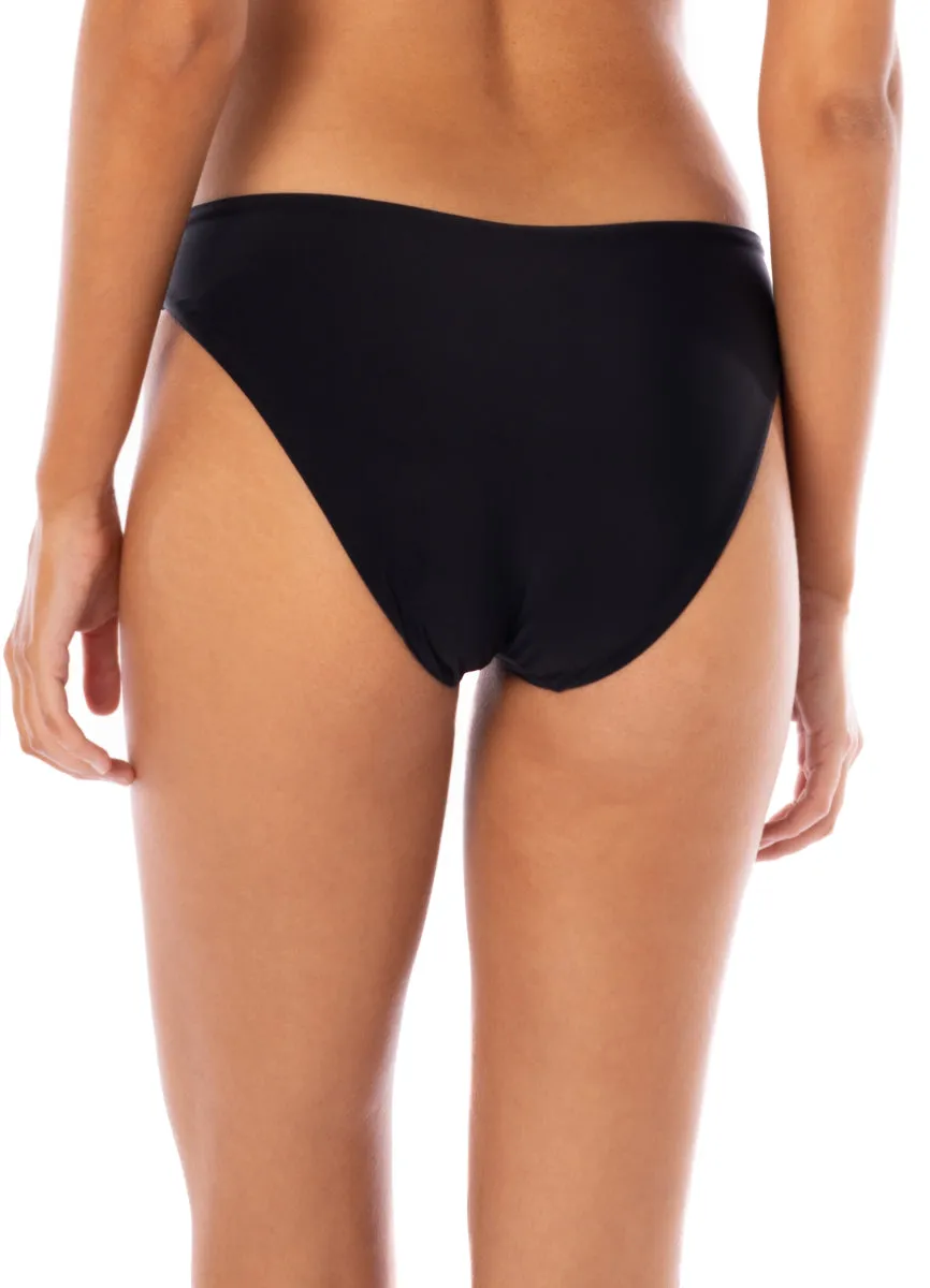 Maaji Noir Black Sublimity Regular Rise Classic Bikini Bottom sold by Maaji product image thumbnail 4