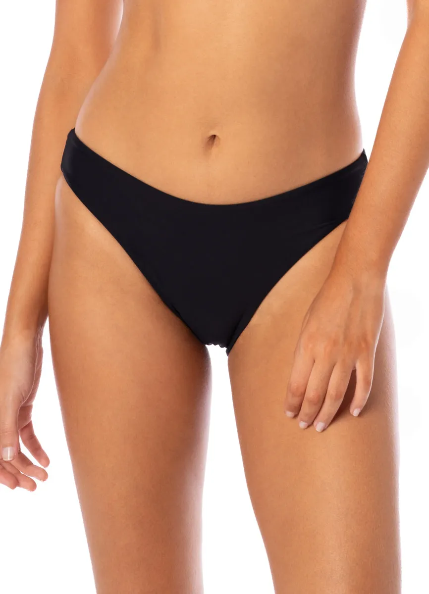 Maaji Noir Black Sublimity Regular Rise Classic Bikini Bottom sold by Maaji product image thumbnail 3