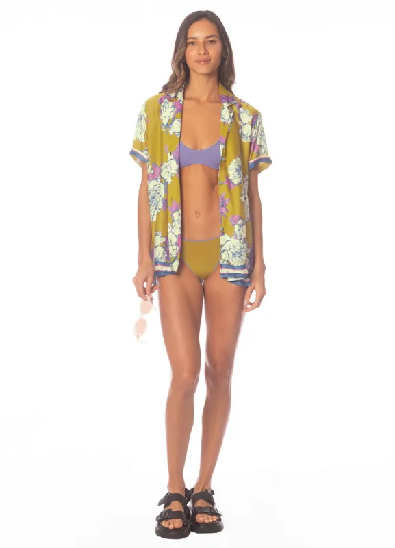 Maaji Olive Fiore Meissa Long Shirt sold by Maaji