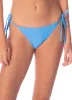Maaji Stone Blue Sunning Low Rise Tie Side Bikini Bottom sold by Maaji