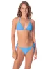 Maaji Stone Blue Sunning Low Rise Tie Side Bikini Bottom sold by Maaji