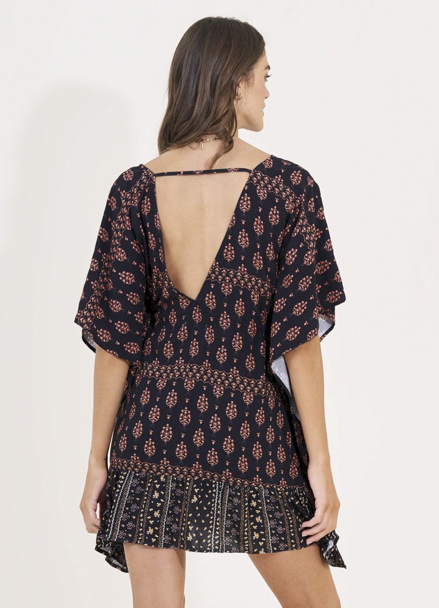 Maaji Black Bagh Bluebell Kaftan sold by Maaji product image thumbnail 2