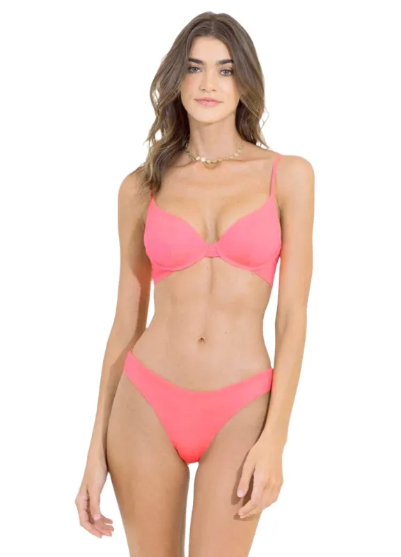 Maaji Fandango Pink Dainty Underwire Bikini Top sold by Maaji