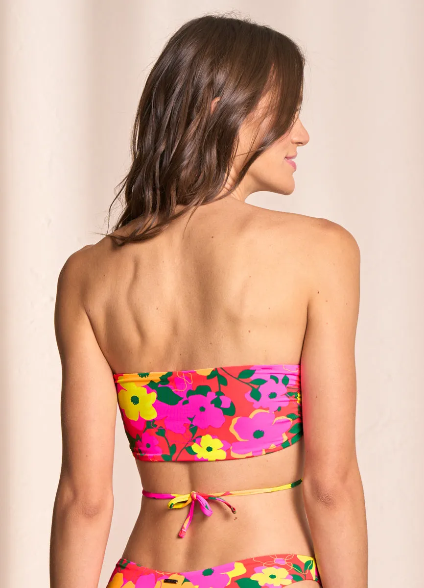 Maaji Crayonflower Key Strapless Bandeau Bikini Top sold by Maaji product image thumbnail 4