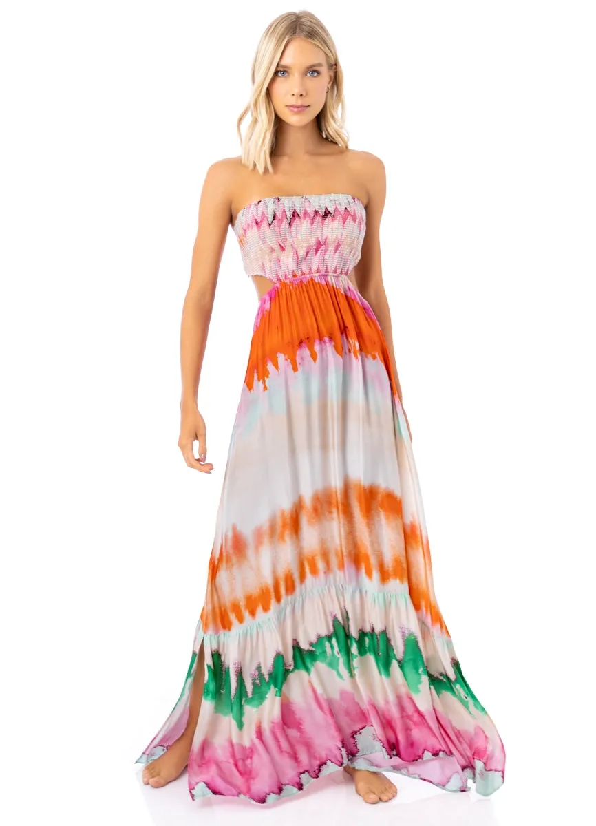 Maaji Rainbow Dye Natasha Long Dress sold by Maaji