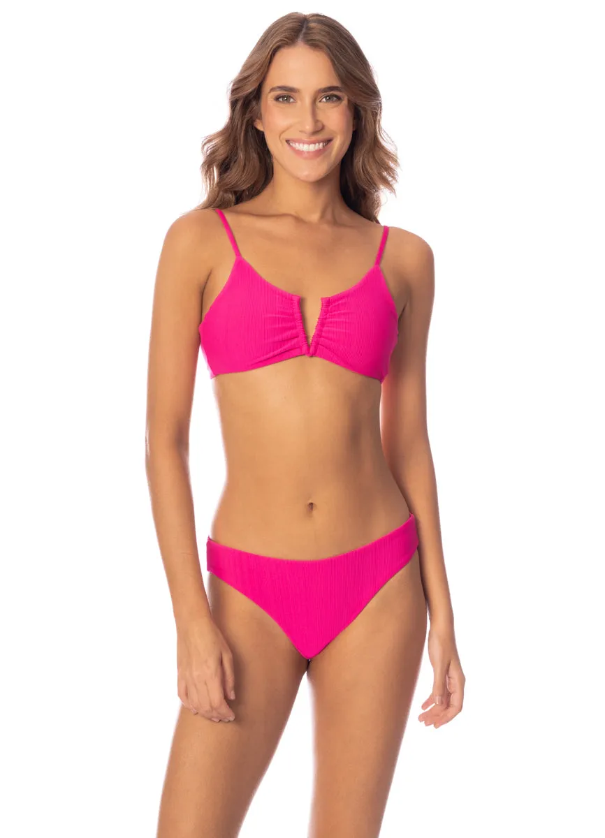 Maaji Hot Magenta Sublimity Regular Rise Classic Bikini Bottom sold by Maaji product image thumbnail 5