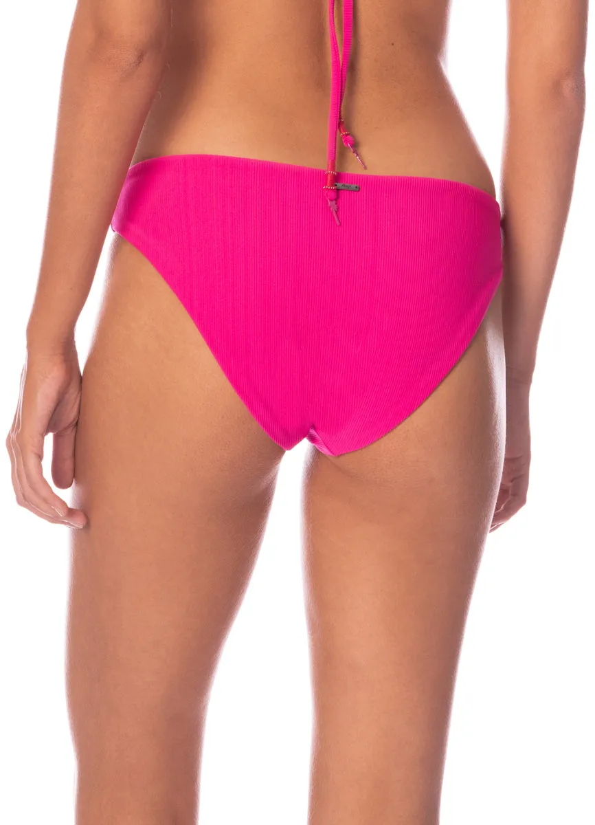 Maaji Hot Magenta Sublimity Regular Rise Classic Bikini Bottom sold by Maaji product image thumbnail 4