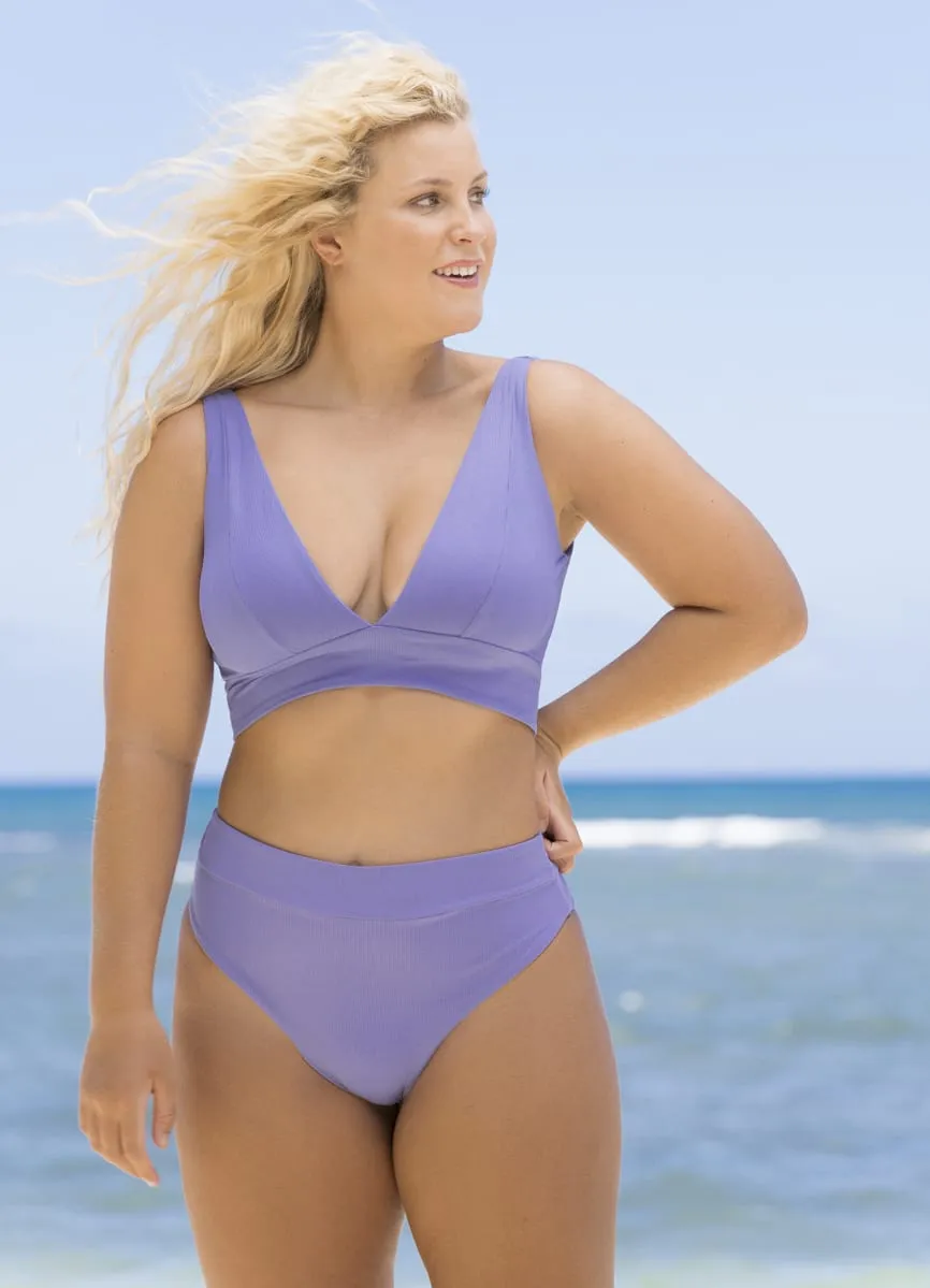 Maaji Periwinkle Suzy Q High Rise/High Leg Bikini Bottom sold by Maaji product image thumbnail 3