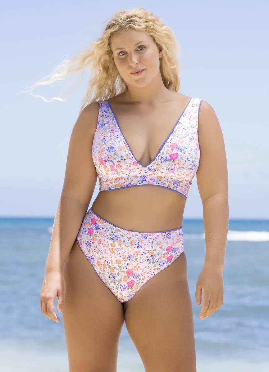 Maaji Periwinkle Suzy Q High Rise/High Leg Bikini Bottom sold by Maaji product image thumbnail 4