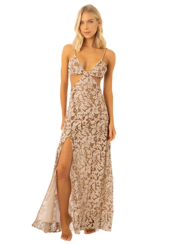 Maaji Lace Florla Ariana Long Dress sold by Maaji