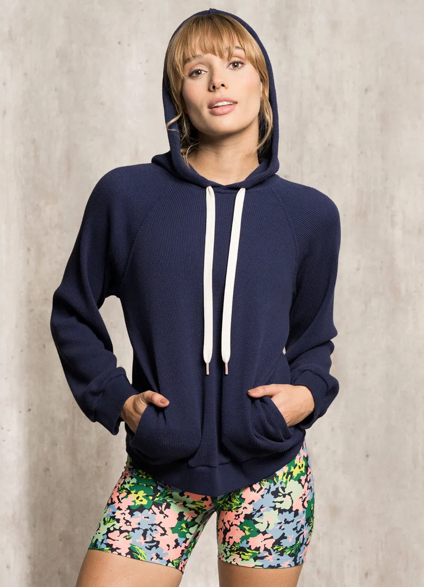 Maaji Indigo Dashing Long Sleeve Hoodie sold by Maaji
