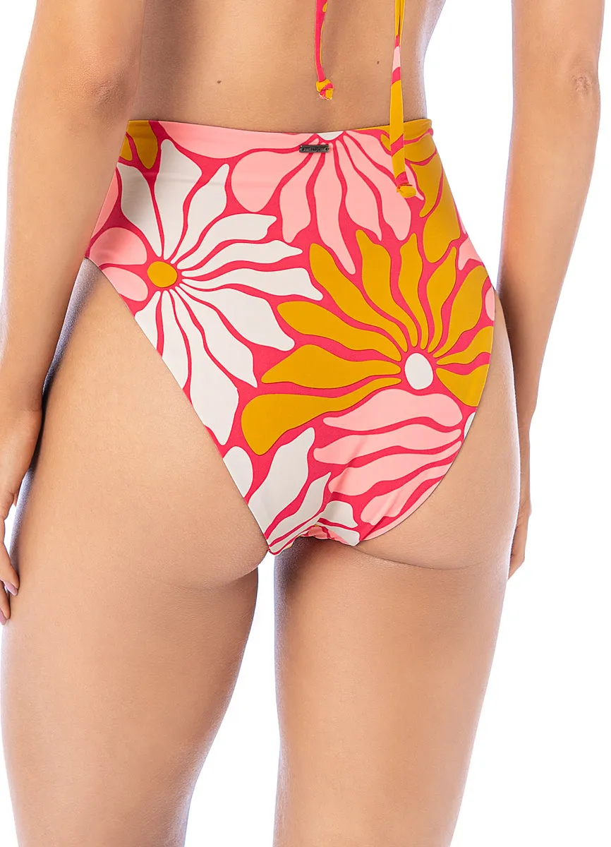 Maaji Dali Flowers Sully High Rise/High Leg Bikini Bottom sold by Maaji product image thumbnail 4