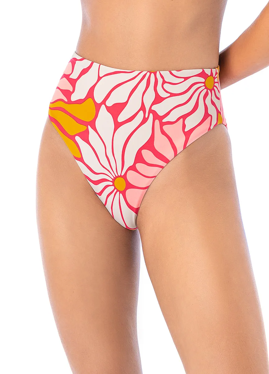 Maaji Dali Flowers Sully High Rise/High Leg Bikini Bottom sold by Maaji product image thumbnail 3