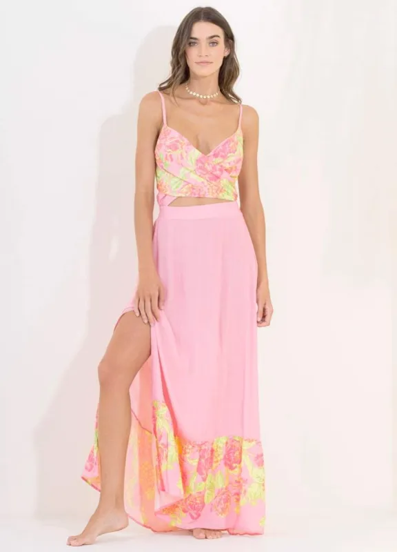 Maaji Chintz Floral Lisse Long Dress made by Maaji