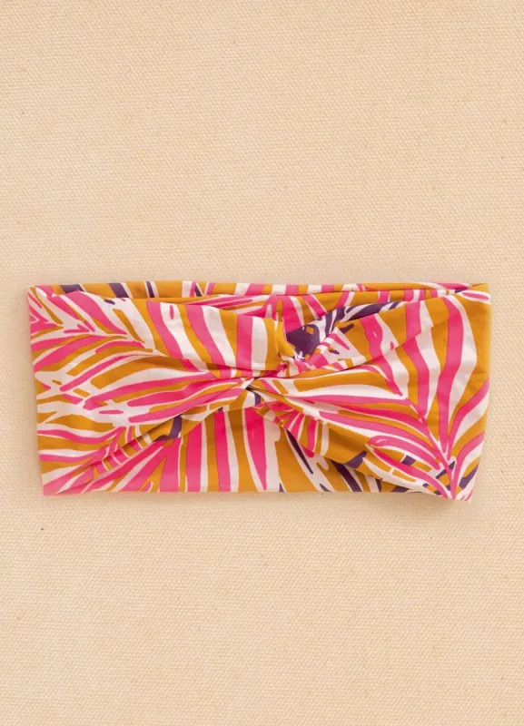 Maaji Caramel Foliage Gleam Turban sold by Maaji