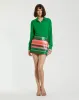 Multicolor Sequin Striped Mini Skirt - Final Sale sold by Mac Duggal