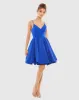 Black Low Back A-Line Party Dress sold by Mac Duggal