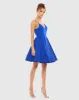 Black Low Back A-Line Party Dress sold by Mac Duggal