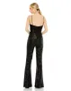Black Sequined Spaghetti Strap Cut Out Jumpsuit - FINAL SALE sold by Mac Duggal