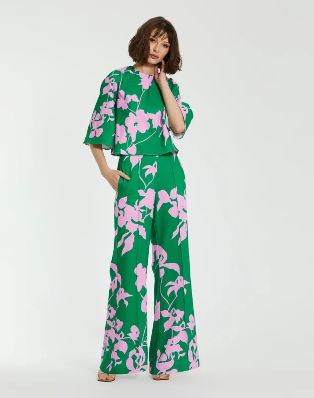 Printed Crepe 2 piece Matching Set sold by Mac Duggal