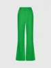 Green Classic Crepe Flared Leg Trouser Pant - FINAL SALE sold by Mac Duggal
