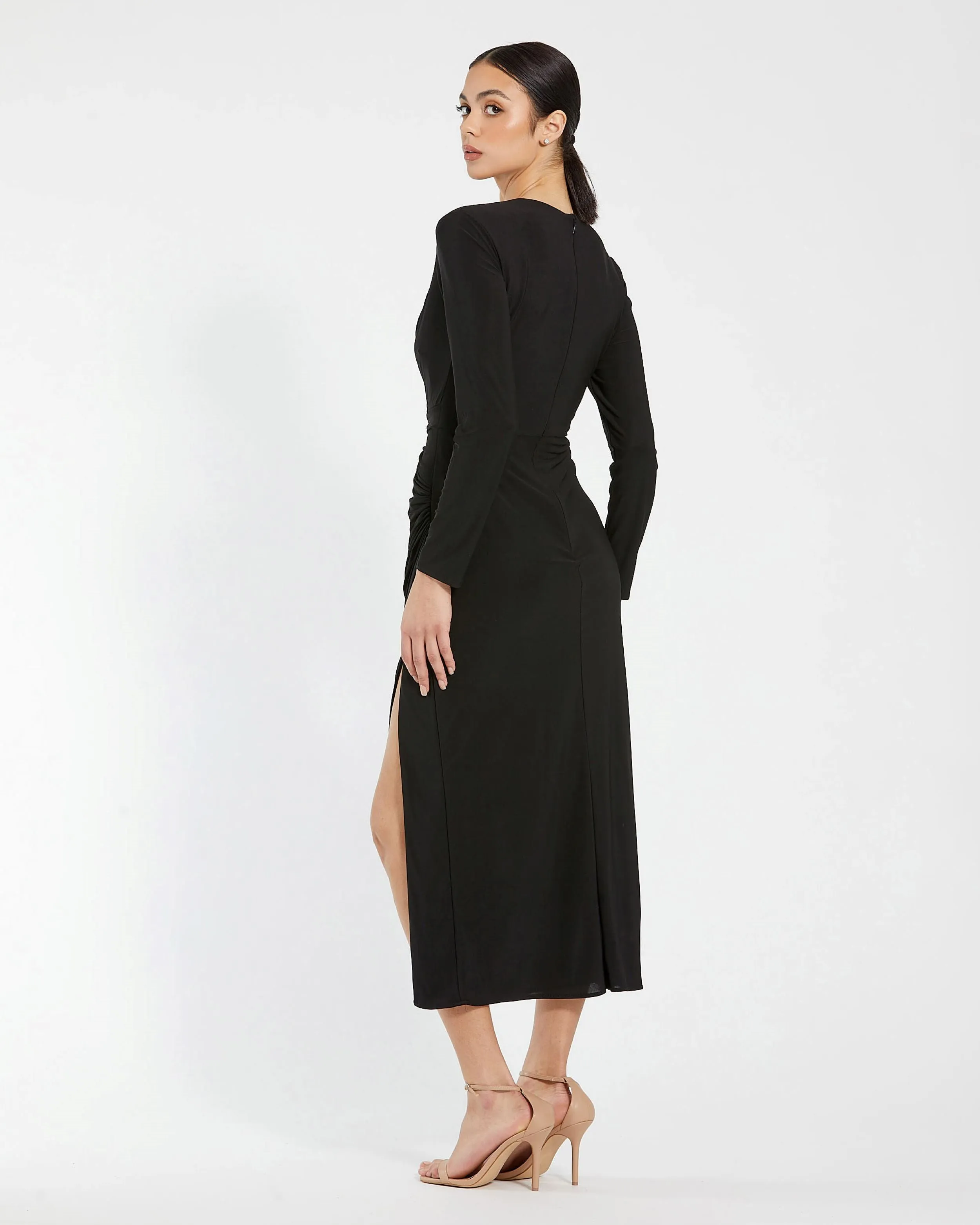 Jersey Key Hole Detail Dress | Sample | Sz. 2 sold by Mac Duggal product image thumbnail 2