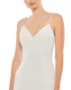 White Sweetheart Evening Gown w/ Rhinestone Accents sold by Mac Duggal