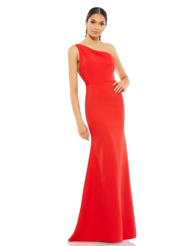 One Shoulder Jersey Mermaid Gown sold by Mac Duggal