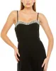 Black Spaghetti Strap Beaded Bustier Top Jumpsuit - FINAL SALE sold by Mac Duggal
