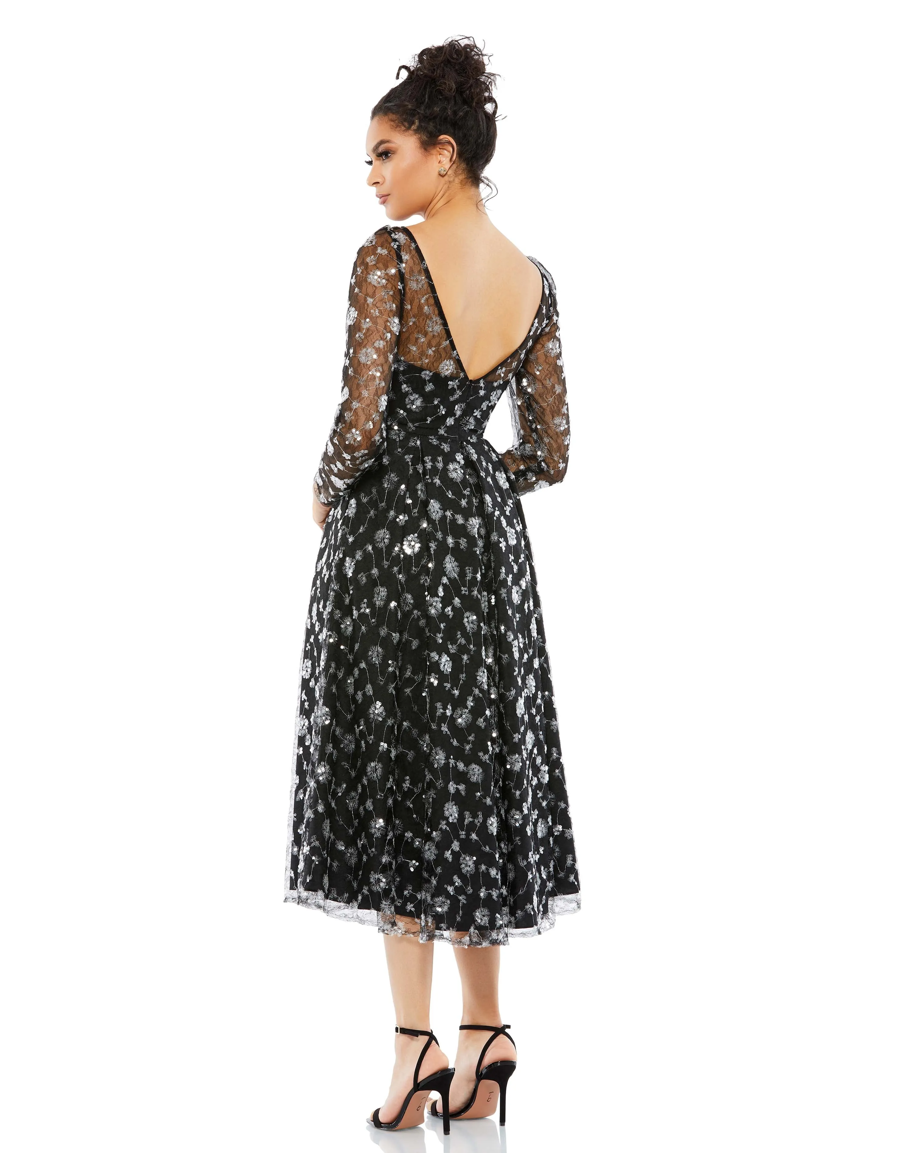 High Neck Floral Dress | Sample | Sz. 2 sold by Mac Duggal product image thumbnail 2