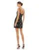 Black Rhinestone Sleeveless Mini Dress sold by Mac Duggal