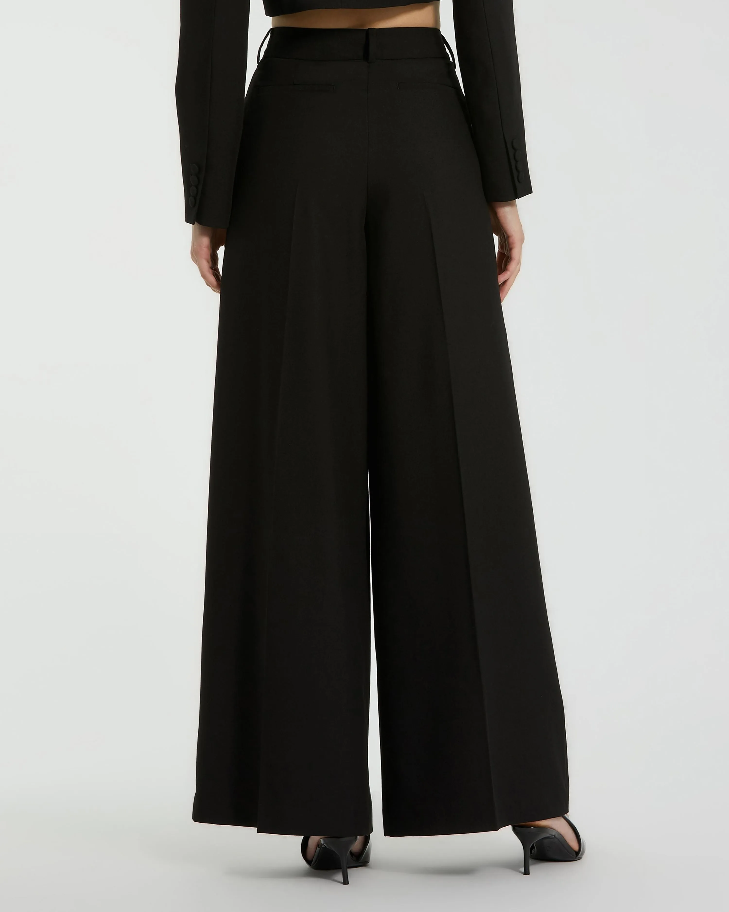 The MACkenzie Wide Leg Trouser - FINAL SALE sold by Mac Duggal product image thumbnail 3