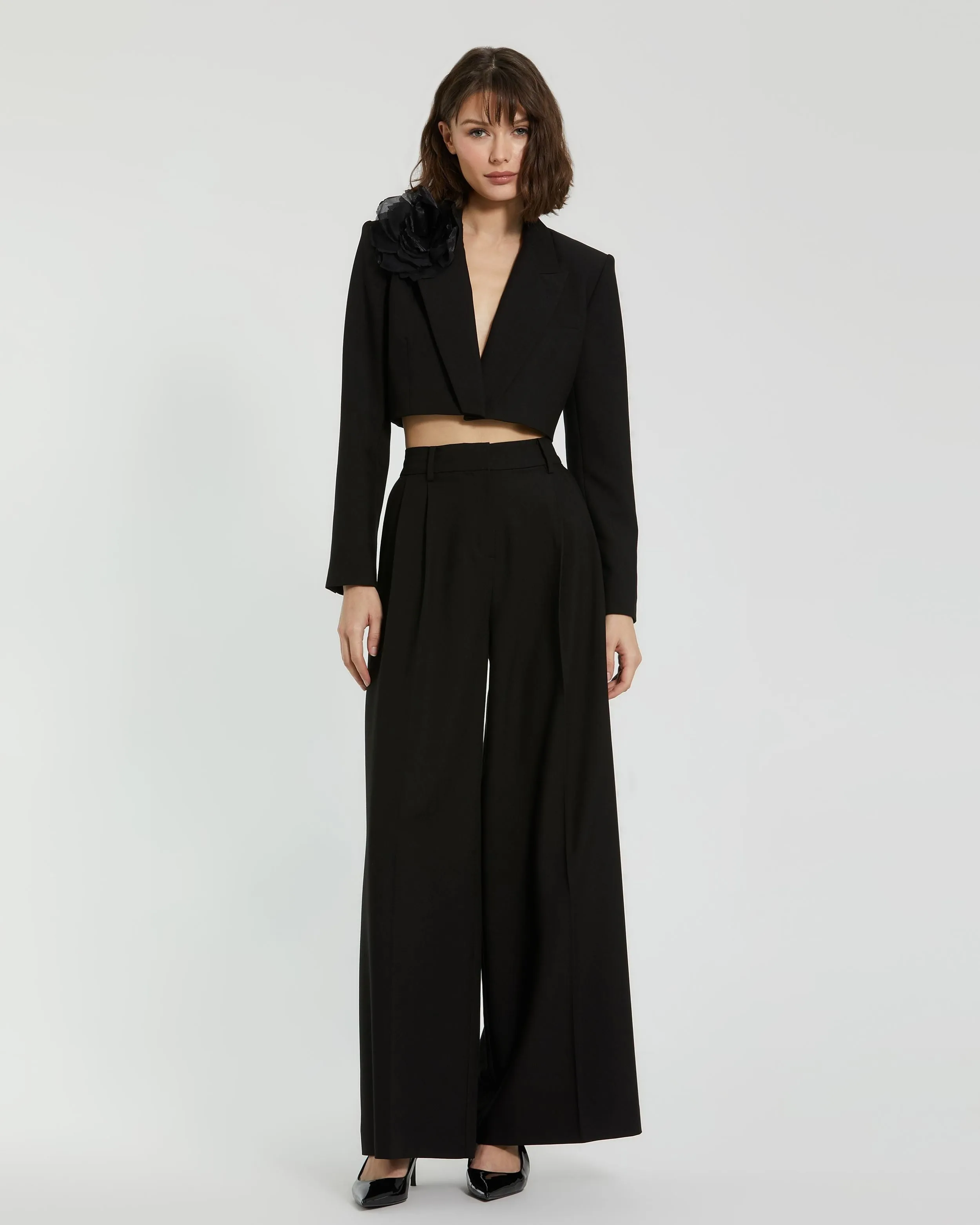 The MACkenzie Wide Leg Trouser - FINAL SALE sold by Mac Duggal product image thumbnail 4