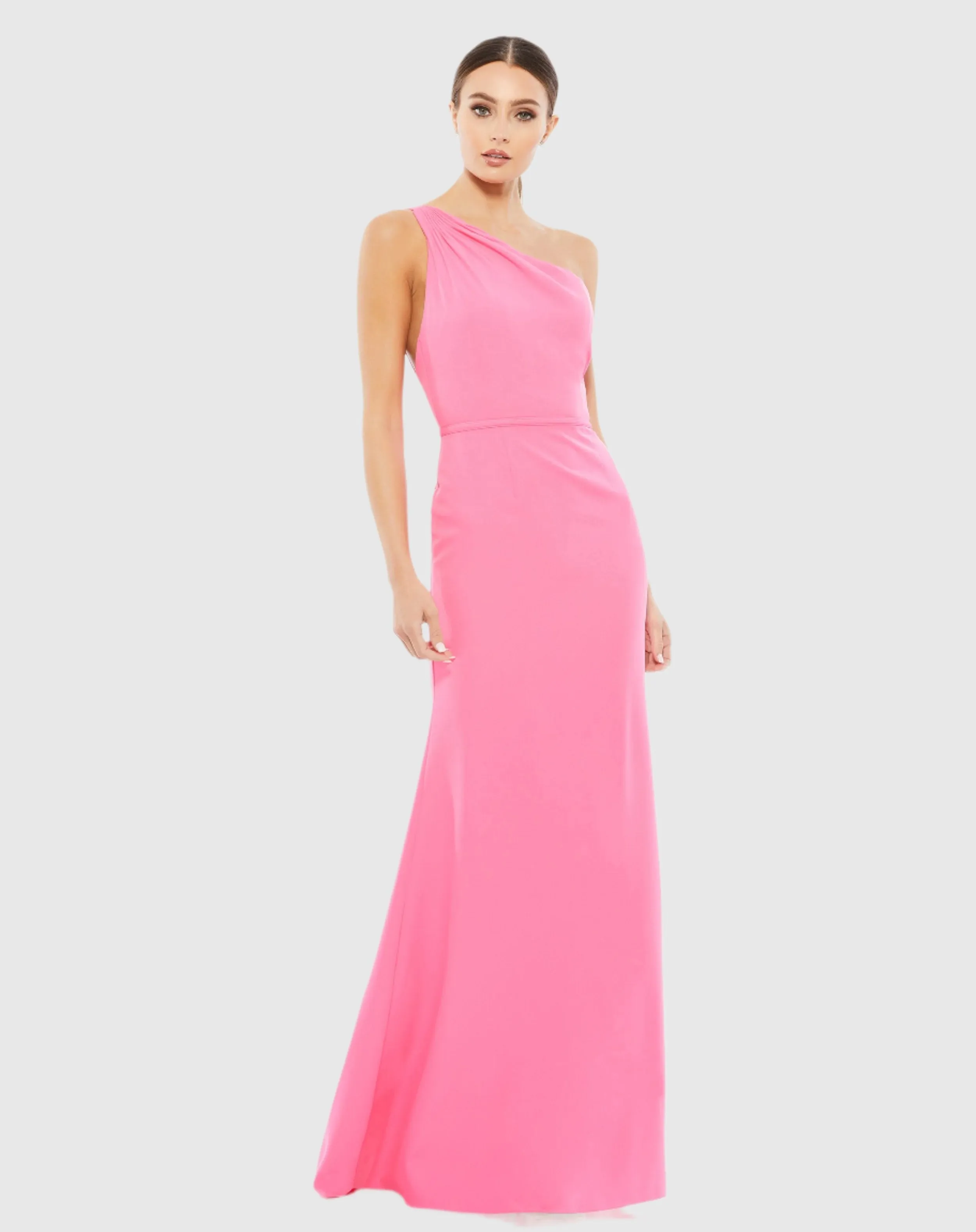 One Shoulder Jersey Mermaid Gown sold by Mac Duggal product image thumbnail 2