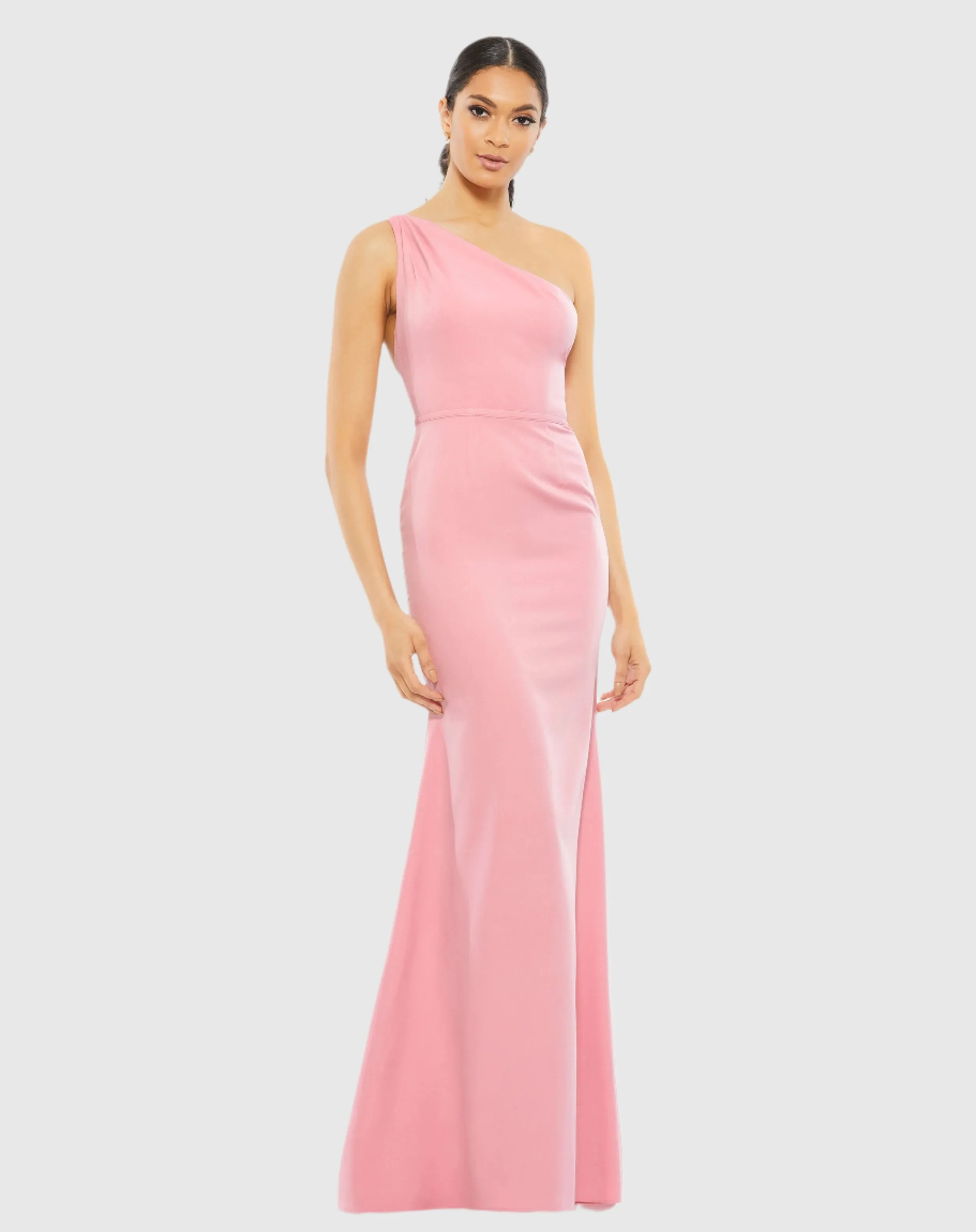 One Shoulder Jersey Mermaid Gown sold by Mac Duggal product image thumbnail 5