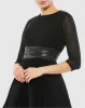Black Shimmer Infused Pleated Mini Dress sold by Mac Duggal