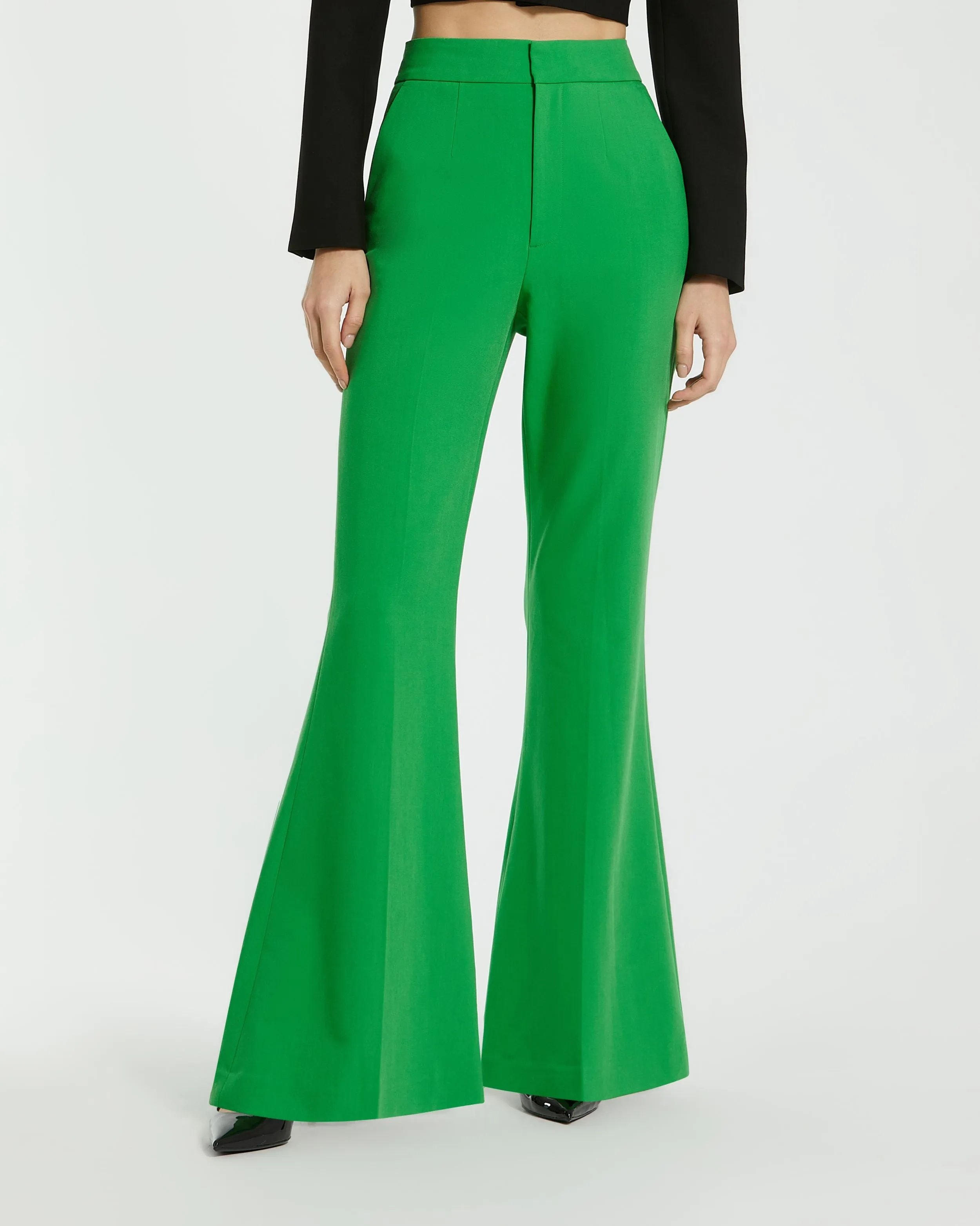 Classic Crepe Flared Trouser Pant - FINAL SALE sold by Mac Duggal product image thumbnail 2