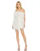 Feather Strapless Mini Dress sold by Mac Duggal
