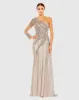 Embellished One Shoulder A Line Gown sold by Mac Duggal