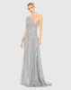 Embellished One Shoulder A Line Gown sold by Mac Duggal