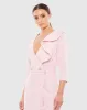 Pink Ruffled Faux Tuxedo Mini Dress sold by Mac Duggal