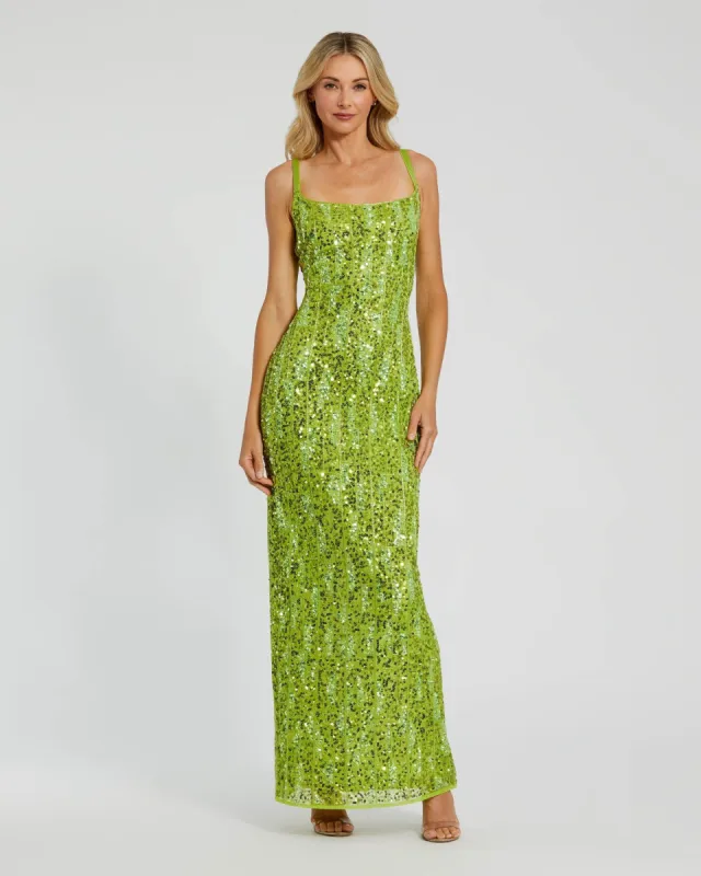 Embellished Scoop Neck Gown sold by Mac Duggal